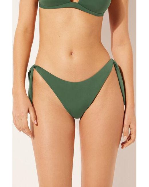 Calzedonia Green Bow Brazilian Bikini Bottoms Indonesia