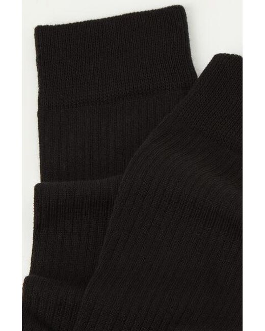 Calzedonia Black Socks Short Pattern for men