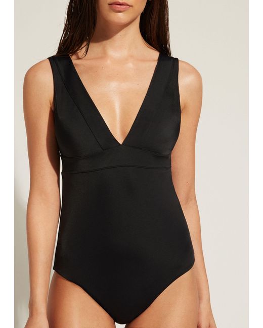 Calzedonia Black One Piece Swimsuit Paola