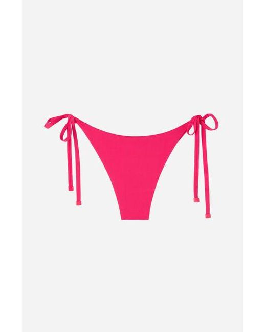 Calzedonia Pink Tie Brazilian Bikini Bottoms Indonesia