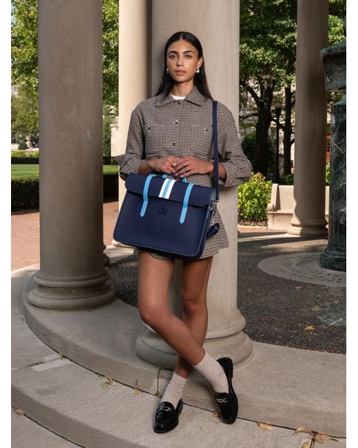 Cambridge Satchel Company Blue The Music Case for men