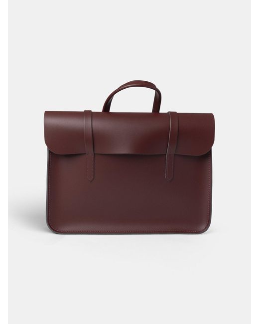 Cambridge Satchel Company Purple The Music Case for men