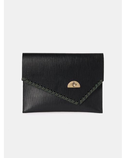 Cambridge Satchel Company Black The Twist Lock Pouch