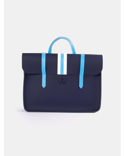 Cambridge Satchel Company Blue The Music Case for men