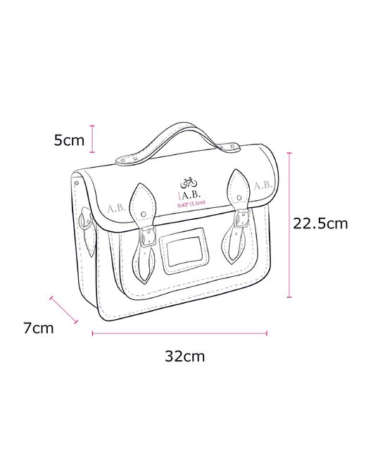 Cambridge Satchel Company Purple The 13 Inch Batchel