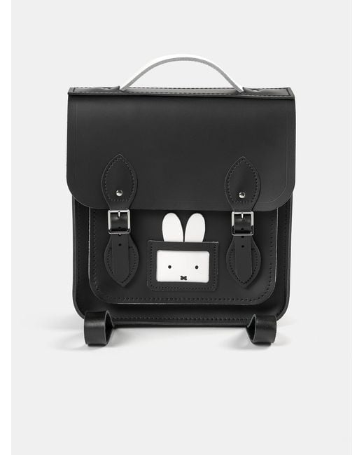 Cambridge Satchel Company Black The Peekaboo Miffy Small Portrait Backpack
