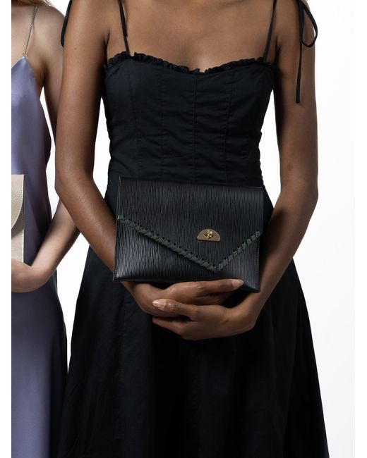 Cambridge Satchel Company Black The Twist Lock Pouch