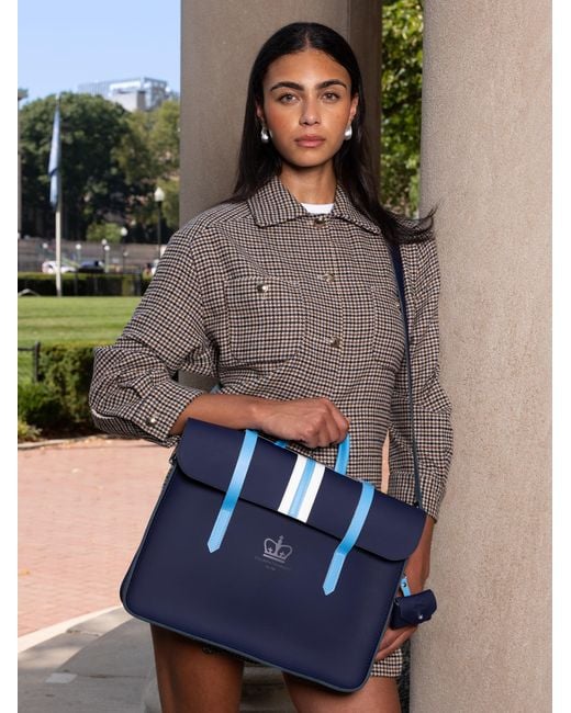 Cambridge Satchel Company Blue The Music Case for men