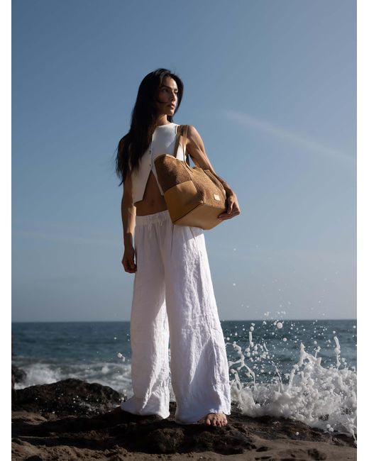 Cambridge Satchel Company Natural The Raffia Tote