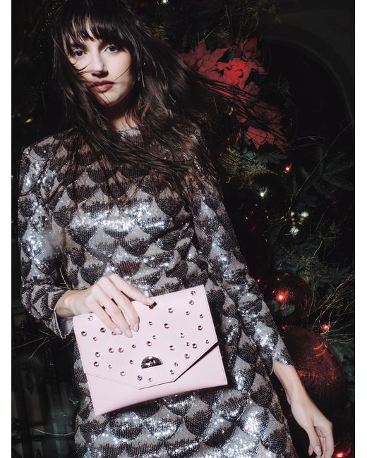 Cambridge Satchel Company Pink The Twist Lock Pouch