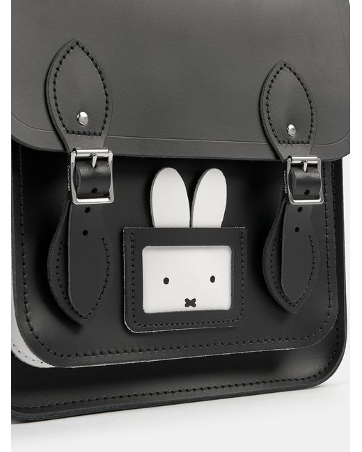 Cambridge Satchel Company Black The Peekaboo Miffy Small Portrait Backpack
