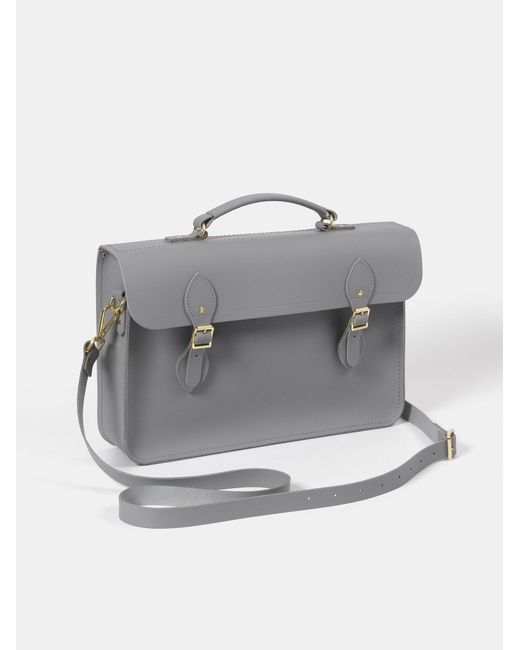 Cambridge Satchel Company Gray The Briefcase for men