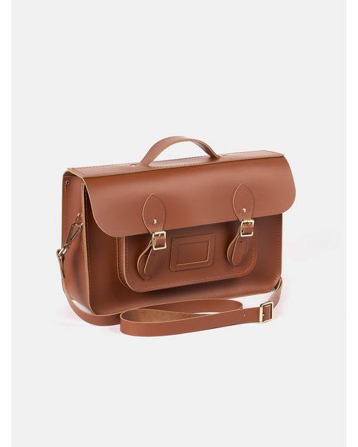 Cambridge Satchel Company Brown The 15 Inch Batchel