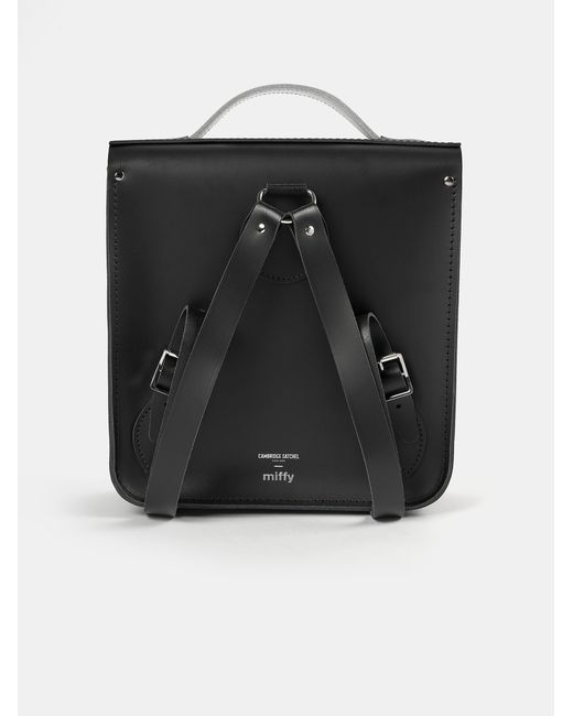 Cambridge Satchel Company Black The Peekaboo Miffy Small Portrait Backpack