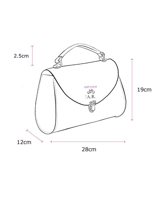 Cambridge Satchel Company Gray The Poppy