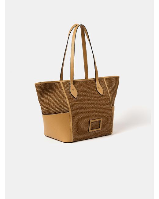 Cambridge Satchel Company Natural The Raffia Tote