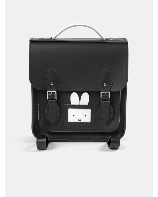 Cambridge Satchel Company Black The Peekaboo Miffy Small Portrait Backpack