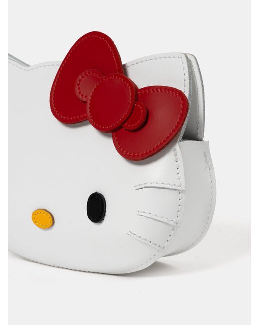 Cambridge Satchel Company White The Mini Hello Kitty Face Bag