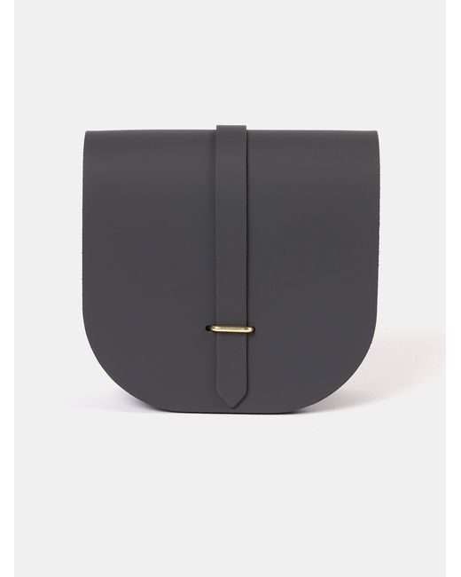 Cambridge Satchel Company Gray The Saddle Bag