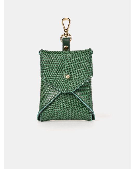 Cambridge Satchel Company Green The Clip-On Pouch