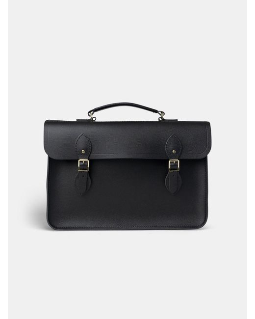 Cambridge Satchel Company Black The Briefcase for men