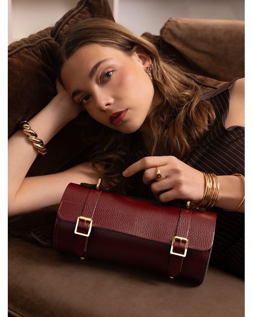 Cambridge Satchel Company Purple The Bowls Bag