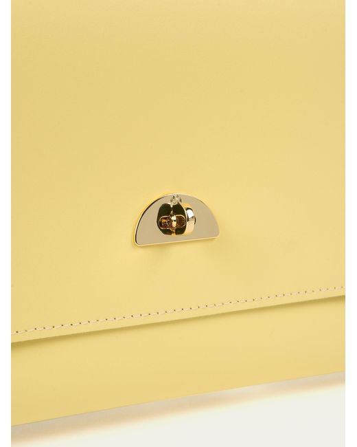 Cambridge Satchel Company Yellow The Oversized Twist Lock Pouch