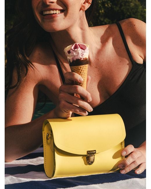 Cambridge Satchel Company Yellow The Pushlock