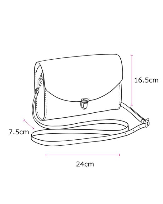 Cambridge Satchel Company Brown The Large Pushlock