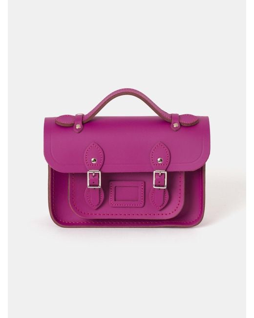 Cambridge Satchel Company Purple The Mini