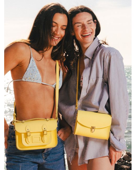 Cambridge Satchel Company Yellow The Pushlock
