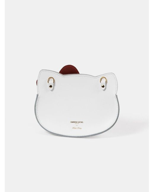 Cambridge Satchel Company White The Mini Hello Kitty Face Bag