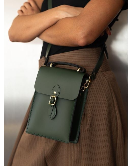 Cambridge Satchel Company Green The Flâneur Binocular Bag