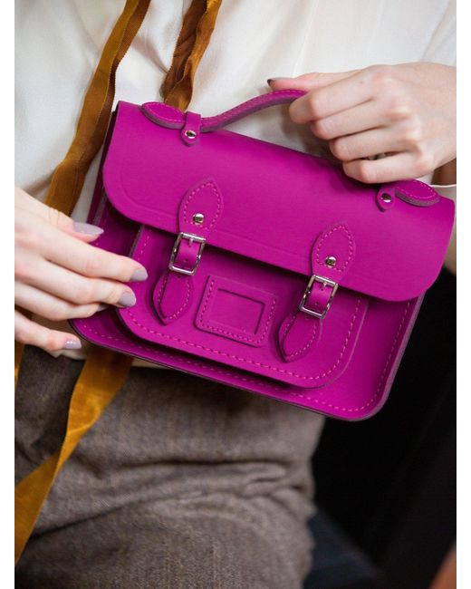 Cambridge Satchel Company Purple The Mini