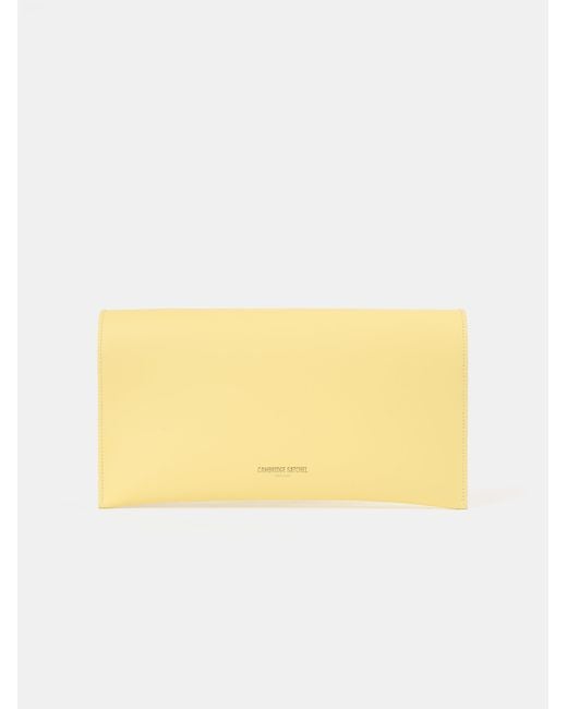 Cambridge Satchel Company Yellow The Oversized Twist Lock Pouch