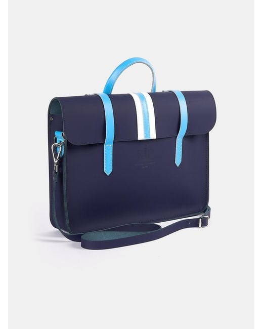 Cambridge Satchel Company Blue The Music Case for men
