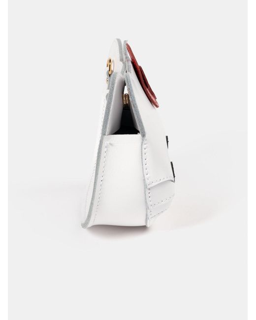 Cambridge Satchel Company White The Mini Hello Kitty Face Bag