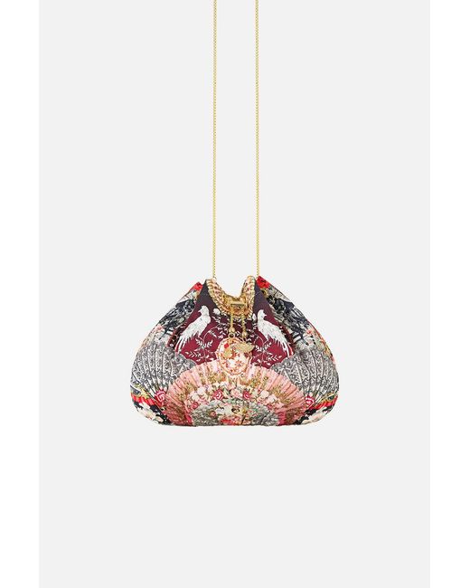 Camilla White Drawstring Pouch Bag Daughters Of Duende