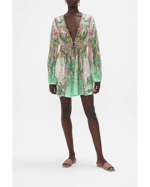 Short shop peasant dress