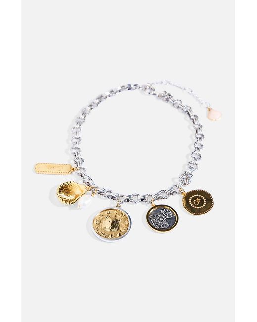 Camilla White Gypset Glitterati Charm Necklace