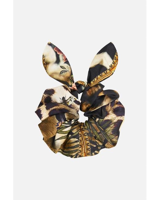 Camilla Brown Scrunchie With Tie Leotigra Land