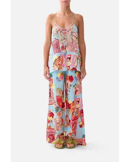 Camilla White Lounge Pant Papers And Curious Capers