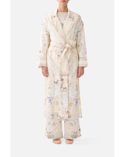 Camilla Natural Duster Coat Laced With Love