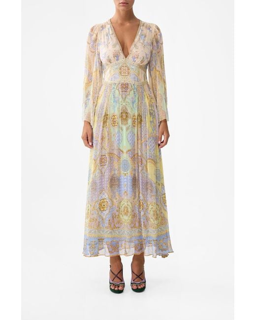 Camilla White Flared Sleeve Dress East Of Istanbul