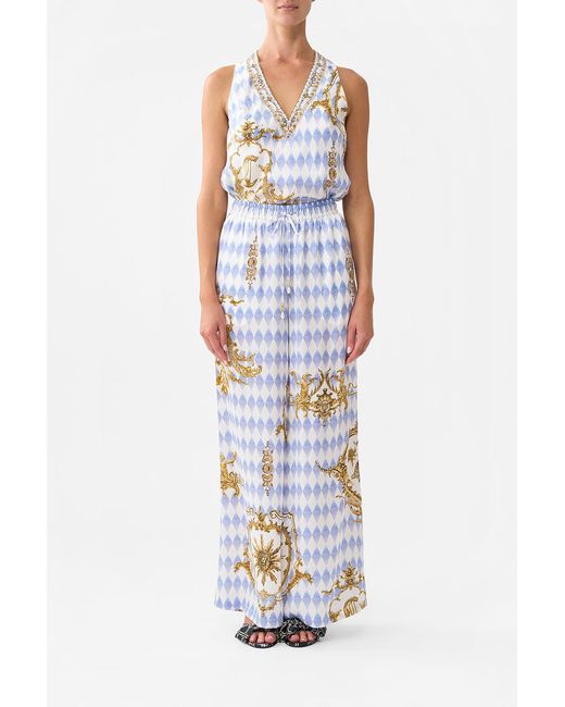 Camilla White Lounge Pant Throne Games