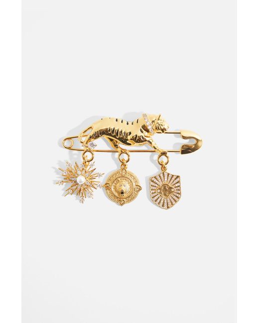 Camilla Metallic Palais Aetheria Pendant Brooch