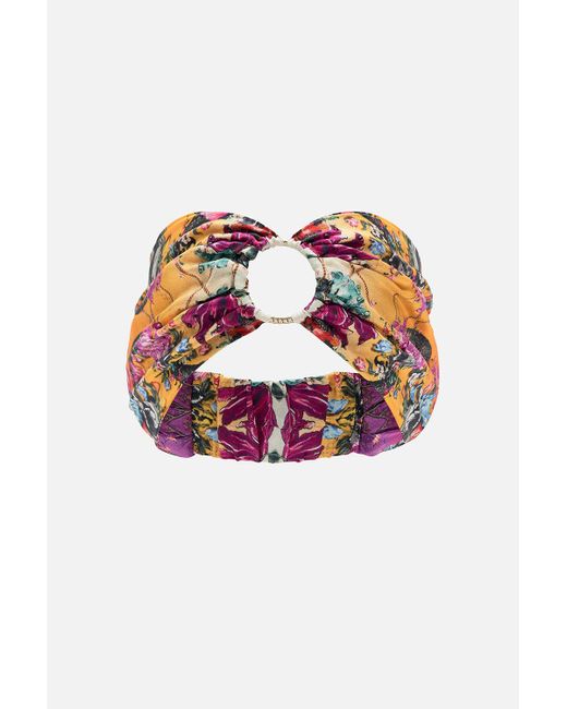 Camilla Silk Ring Headband Viper Room in Pink | Lyst