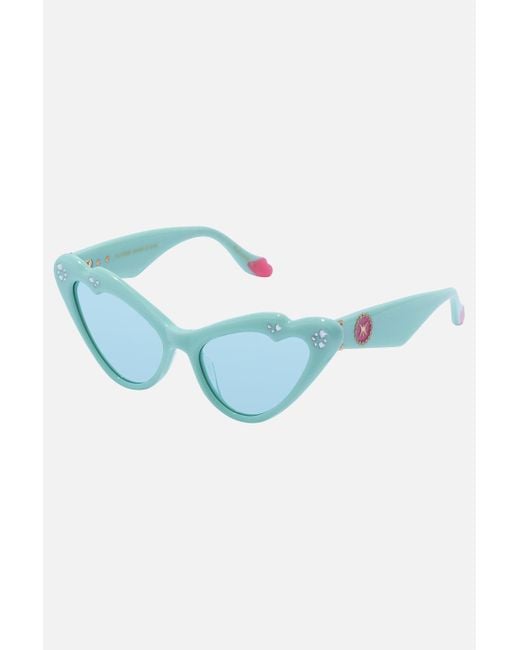 Camilla eBoutique Blue Flutterby Sunglasses Mint