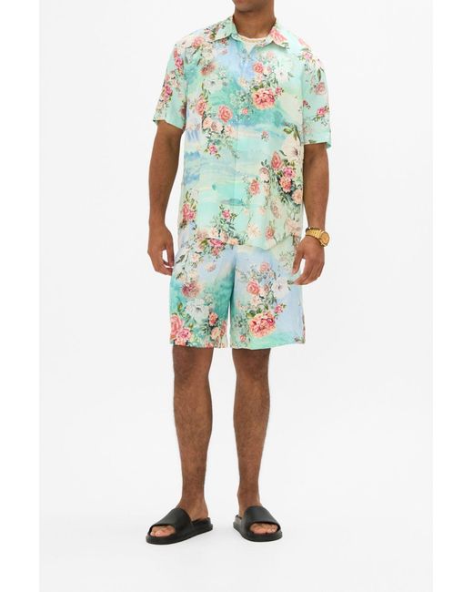 Camilla Blue Oversized Button Through Ss Shirt The Jewellery Museum for men