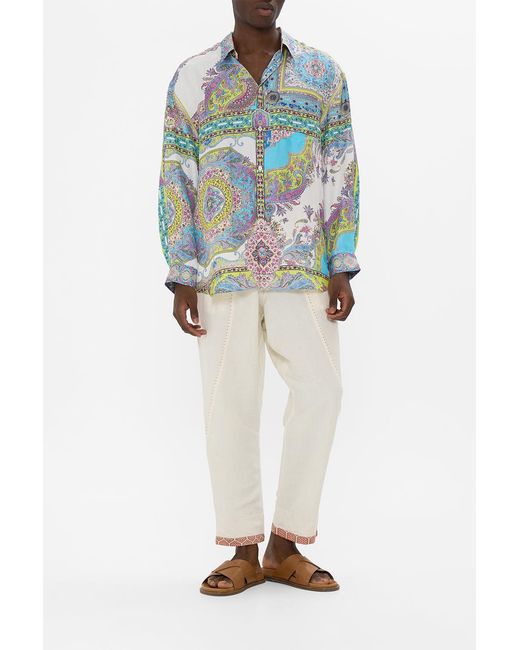 Camilla Multicolor Long Sleeve Oversized Shirt Magic Carpet Ride for men